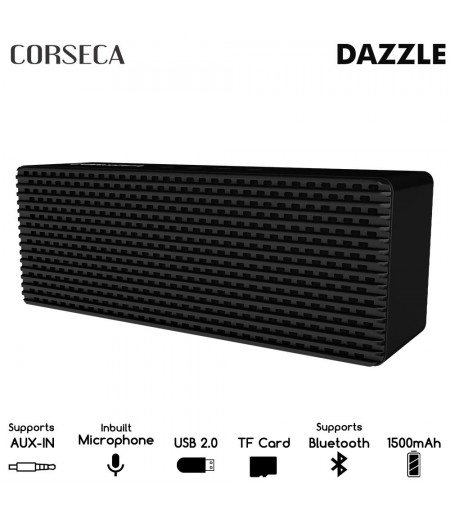 Corseca Dazzle DMS1780 Bluetooth Speaker Black