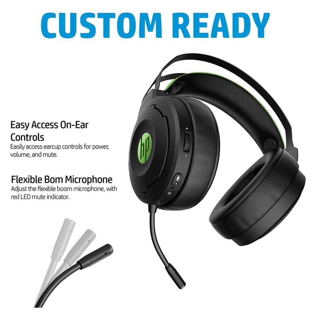 HP X1000 Wireless Gaming Headset with 7.1 Surround Sound and Flexible Boom Microphone