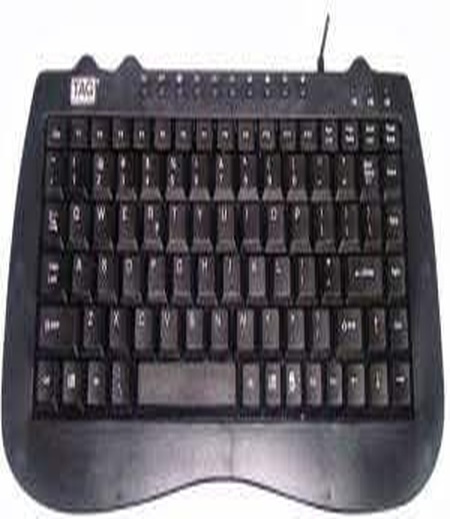 TAG Laptop Mini Wired USB Tablet Keyboard  (Black)