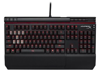 HyperX Alloy Elite Mechanical Gaming Keyboard, Cherry MX Blue, Red LED (HX-KB2BL1-US/R1)