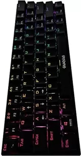 Gamdias Hermes E3 60% Rgb Mechanical Gaming Keyboard Black