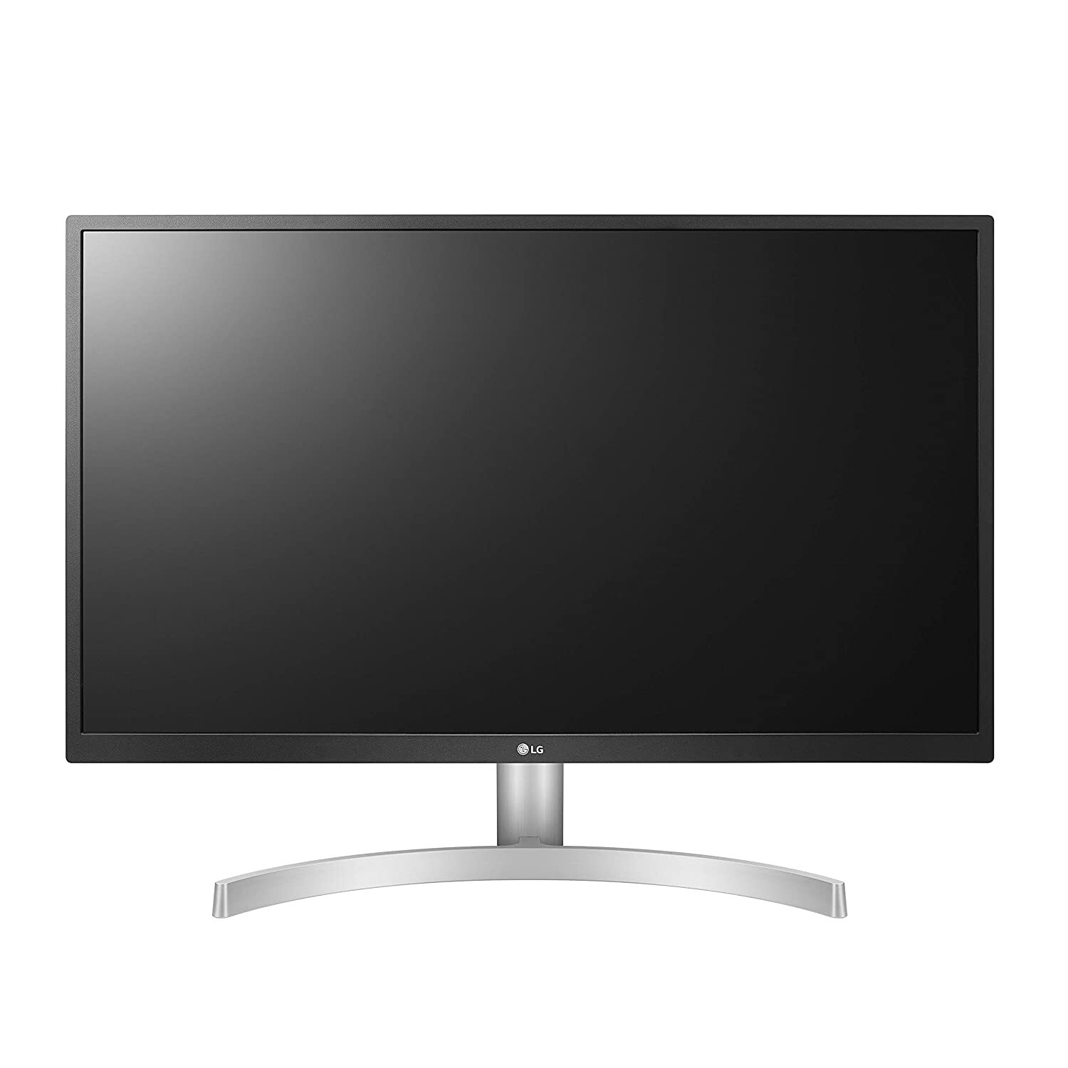 LG 27 inch 4K-UHD (3840 x 2160) HDR 10 Monitor (Gaming & Design) with IPS Panel, HDMI x 2, Display Port, AMD Freesync  - 27UL500 (Silver Stand with White Body)