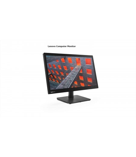 Lenovo V 19.5 inch (49.53 cm) LCD with LED Backlit lit Computer Monitor - HD, TN Panel with VGA - V20-10 (Black)