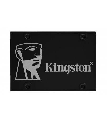 Kingston 256GB KC600 SATA 3 2.5" Internal Solid State Drive (SSD) (SKC600/256G) with 3D TLC NAND and SATA Rev 3.0