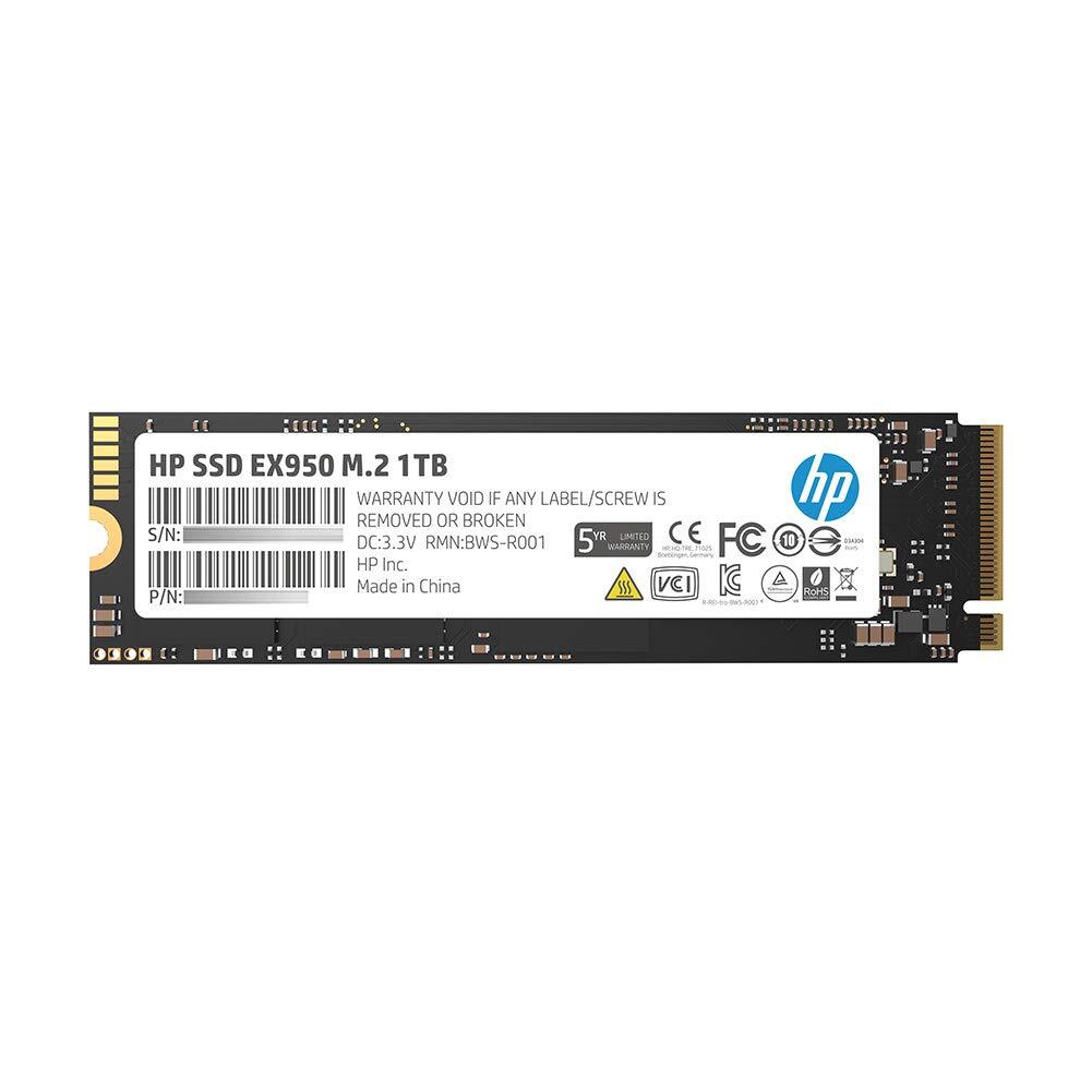 HP EX950 M.2 1TB PCIe 3.1 x4 NVMe 3D TLC NAND Internal Solid State Drive (SSD) 5MS23AA#ABC