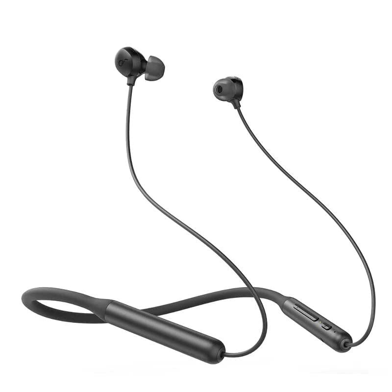 Soundcore Anker Life U2i Wireless In Ear Bluetooth Neckband with 20 H Playtime, 10 mm Drivers, Crystal-Clear Calls with CVC 8.0 Noise Cancelling Mic, USB-C Fast Charging, Foldable and Lightweight Build