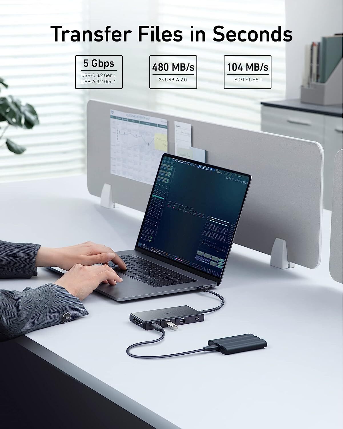 Anker 552 PowerExpand+ (9-in-1) IT1 Black - A8373G11